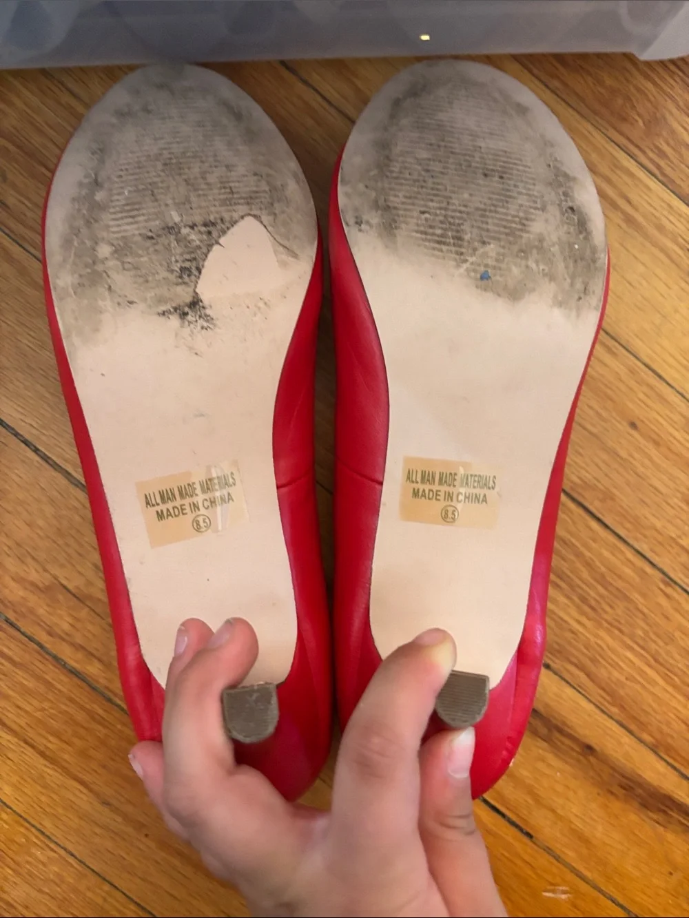 Chase + Chloe Bright Red Girls' Mary Jane Ballet Flats